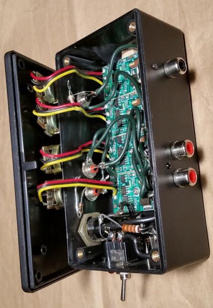DIY 4-channel PWM dew heater - inside view